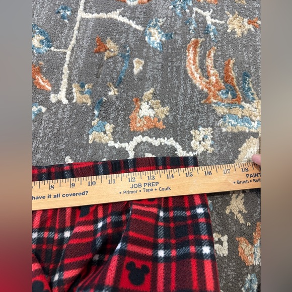 Disney Mickey Mouse Checkered Pajama Pants Women’s Size Medium Red Black - Picture 3 of 4